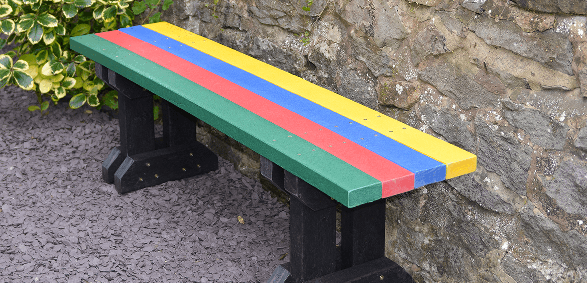 colourful anchor fast bench